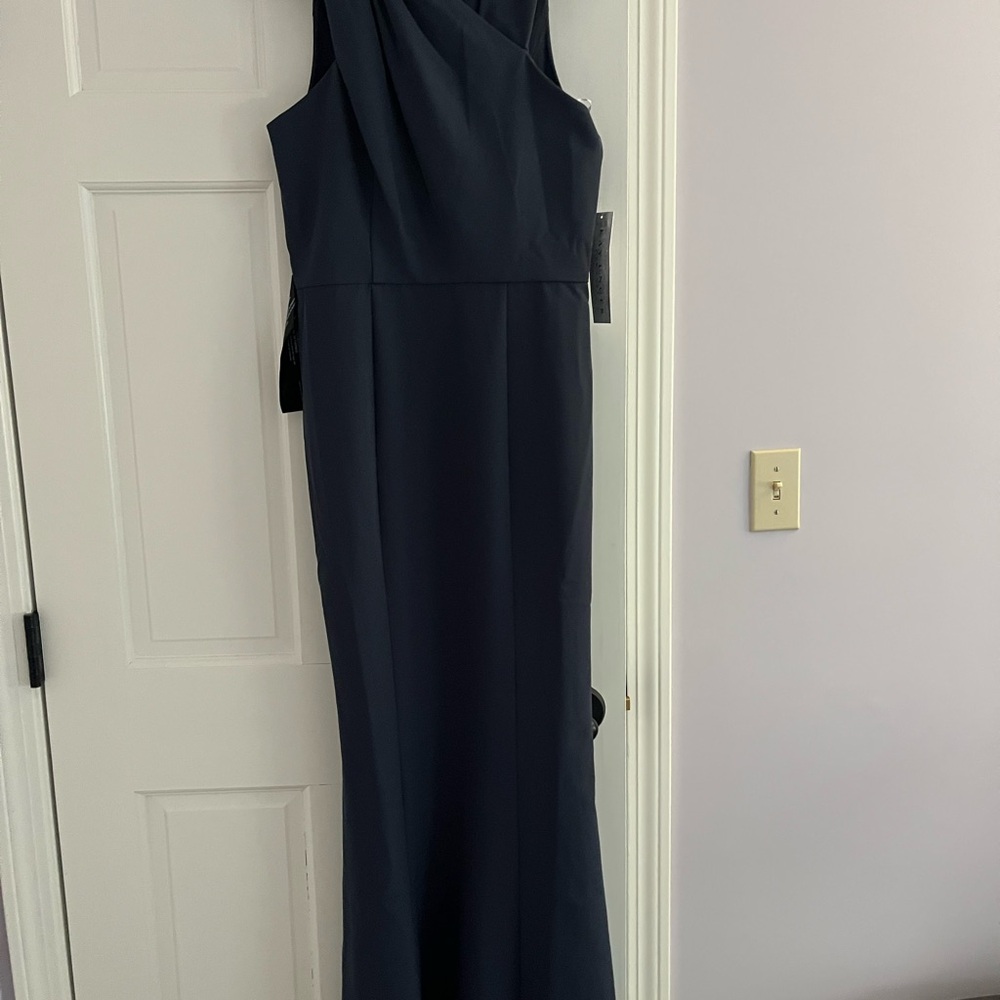 Kay Unger Prussian Blue Talia Mermaid Gown